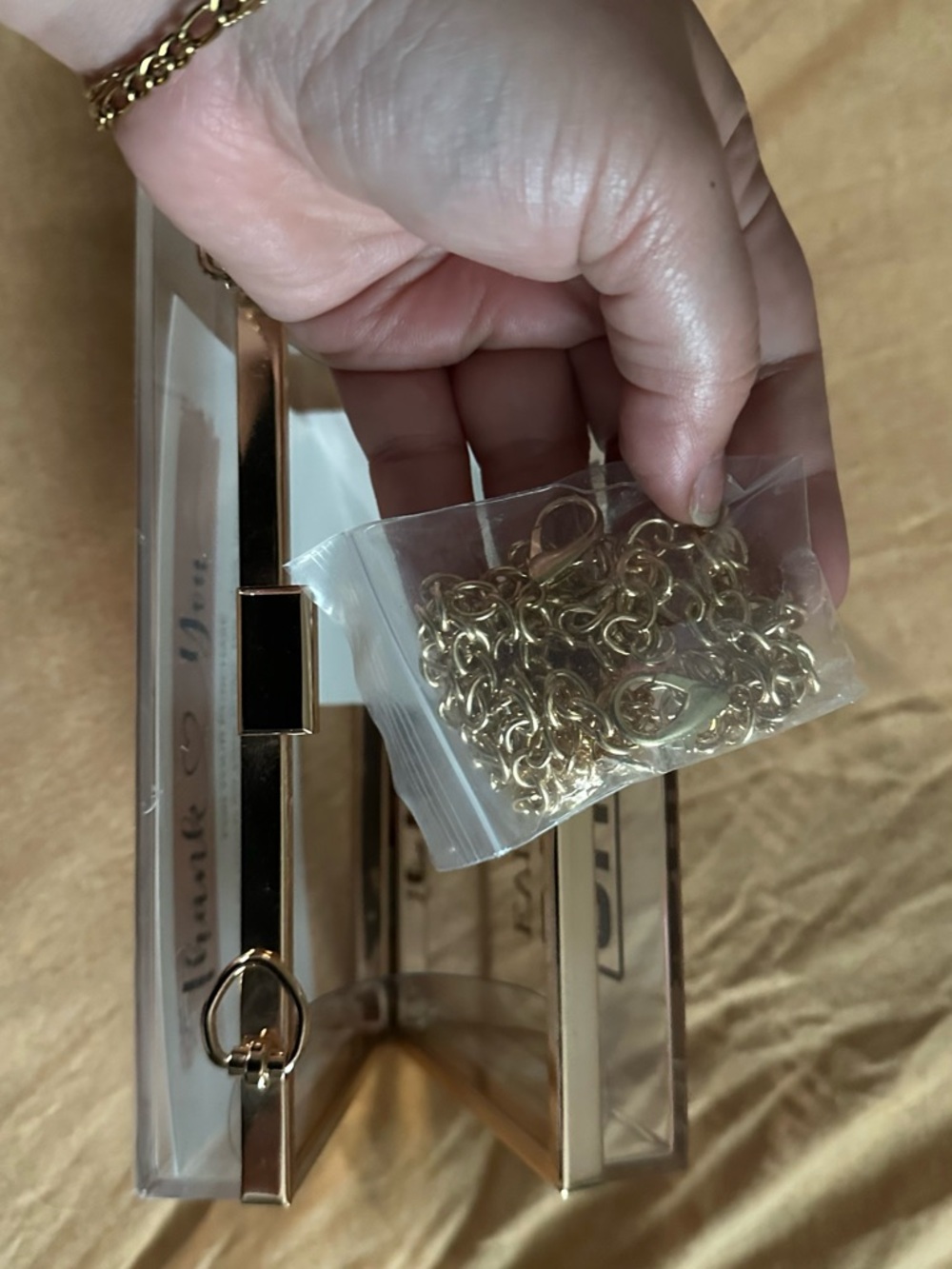 Clear Acrylic Clutch View 5